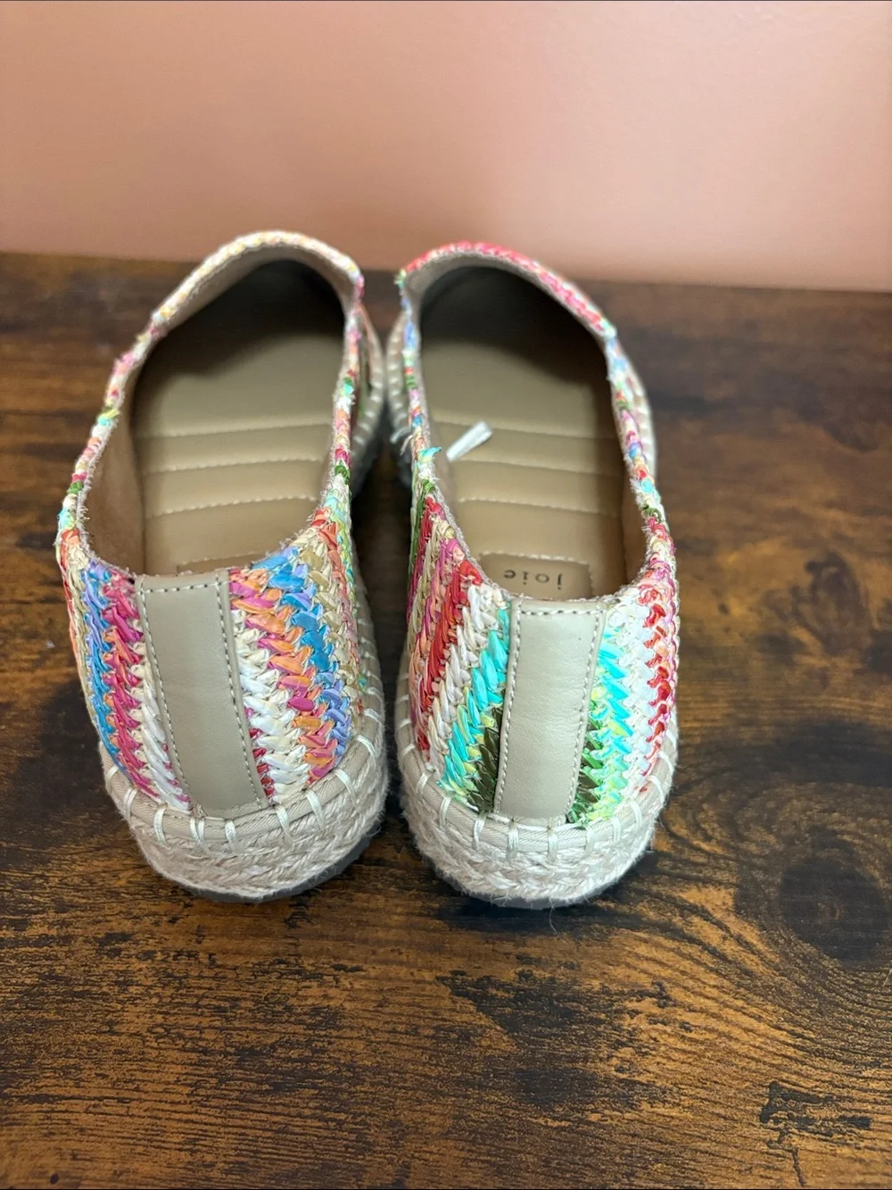 Joie Cara multicolored raffia espadrilles 8 1/2